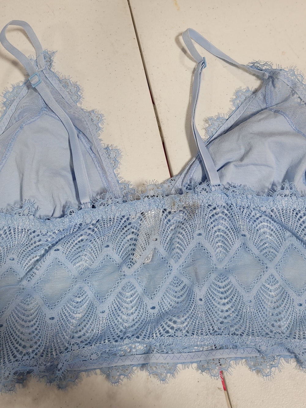 Cosabella Light Blue Lace Bralette - Picture 3 of 3